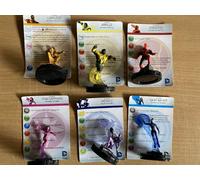 Set Completo Guerra Di Luce Heroclix 6 Figura Articoli Kyle Rayner Guy Gardner