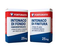 Set Completo Intonaco Fondo Fibrorinforzato Intonaco Finitura Interni Esterni