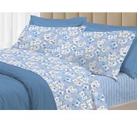 Set Completo Lenzuola In 100% Cotone Linea 30Ventisette Indie