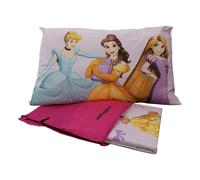 Set completo lenzuola letto singolo Princess in Cotone con Sacca Sport ricamata