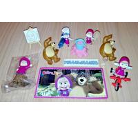 SET COMPLETO MASHA AND THE BEAR (MAXI) SEB29 - SEB32 + 4 BPZ KINDER ITALIA 2018