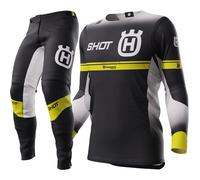 Set Completo MX Enduro Maglia+Pantaloni Motocross Unisex Moto Husqvarna 2026