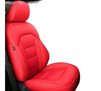 Set Completo Pelle Copertura Sede Automobile Per Nissan Per Qashqai J10 J11 Per I Calci Per X Trail T31 T32 Per Teana J32 Per Tiida Per Versa Per Navara D40 Fodere Copri Sedili(Rosso,Standard)