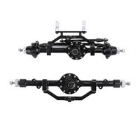 Set completo per assi anteriori e posteriori in lega di alluminio CNC per D90 Yota 1/10 RC Crawler, alloggiamento dell'asse sigillato aggiornato con ingranaggi e cuscinetti ad alta