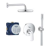 set completo per doccia Grohe Eurosmart Cosmopolitan con soffione Tempesta 210 mm - ROUND214