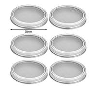 Set Completo Per Germogliare Supporto Acciaio Inox Kit 6 Pezzi per Coltivazione