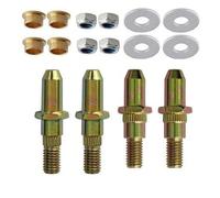 Set completo per il ripristino della cerniera della portiera dell'auto, include perni, boccole e rondelle e dado per modelli selezionati