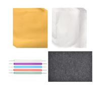 Set Completo per Impressione a Freddo con Fogli Oro - Per Tutte Le Età Con Tappetino In Feltro - Embossing su Carta d'Alluminio con Penne | per la Pittura l'Incisione la Decorazione della Casa e la Cr