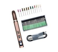 Set completo per incisione e lucidatura, 42 pezzi, ricaricabile, perfetto per gli appassionati di principianti in alluminio incisore