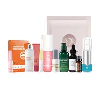 Set completo per la cura della pelle, 12 pezzi, un kit regalo da viaggio idratante per donne e ragazze adolescenti, formula nutriente e idratante per la cura lenitiva, portatile per vacanze e borse da