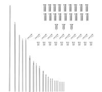 Set completo per la cura dello strumento per oboe Pratico Set di riparazione per oboe Struttura in acciaio per il restauro delle parti e gli aggiornamenti dei componenti Strumento di riparazione ad