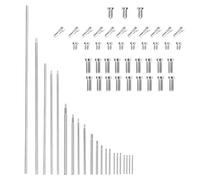 Set completo per la cura dello strumento per oboe pratico set di riparazione per oboe struttura in acciaio per il restauro delle parti e gli aggiornamenti dei componenti