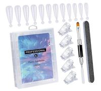 set completo per nail art include pennello per gel e punte a ferro cavallo Strumento professionale per manicure per salone o la casa Set design per unghie