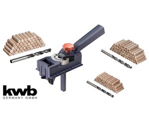 SET COMPLETO PER SPINATURA KWB 1x DIMA CALIBRO FORO 3x PUNTE LEGNO 150x SPINE