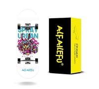 Set completo per tastiera professionale da 32 mm, tavola in legno d'acero a 5 strati con camion in metallo, ruote con cuscinetti e nastro antiscivolo (A6211)