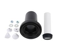 Set completo per wc a parete con coperchio tubo di collegamento e bulloni