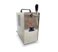 Set completo sottobanco impianto spillatura birra Jet 30, raffreddatore in linea a secco 35 l/h, teste di spillatura multiple, accessori, set di tutti attacco fusto birra