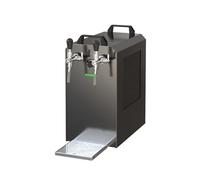 Set completo sottopanchina Stream 80, torre spillatura, riduttore CO2, tubi e teste rubinetto combo e piatto, flusso continuo 2 vie a secco, keg type M e type A