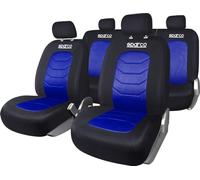 Set completo SPC1019 coprisedili per auto universali nero/blu righe