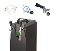 Set completo - Spillatore birra con pompa a membrana - Stream 50/K, dispenser birra, macchina per birra 2-linee, 55 litri/h Type S, NC Adattatore