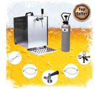 Set completo - Spillatore birra, dispenser birra, macchina per birra, 60 litri/h - Con rubinetto di compensazione Adattatore da 5 litri