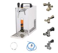 Set completo Spillatore birra, Dispenser birra, Macchina per birra con pompa a membrana - PYGMY 25/K, 1-linea, 35 litri/h - Green Line Set di tutti attacco fusto birra