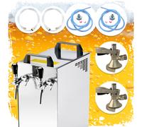 Set completo Spillatore birra, Dispenser birra, Macchina per birra - Kontakt 40/K 2-linee, 50 litri/h senza, NC Adattatore