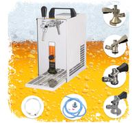 Set completo Spillatore birra, Dispenser birra, Macchina per birra - PYGMY 20/K 1-linea, 25 litri/h - Green Line Set di tutti attacco fusto birra