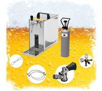 Set completo Spillatore birra, Dispenser birra, Macchina per birra - PYGMY 25, 1-linea, 35 litri/h - Green Line Type G