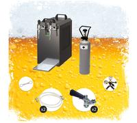 Set completo Spillatore birra, Dispenser birra, Macchina per birra - STREAM 80 2-linee, 90 litri/h - dry cooler Adattatore da 5 litri, NC Adattatore