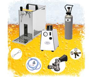 Set completo - Spillatore birra - PYGMY 25, dispenser birra, macchina per birra 1-linea, 35 litri/h - raffreddatore a secco Type S
