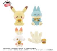 Set completo Yummy Time Series peluche Oishii Jikan Poke Peace farcito Giappone