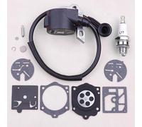 Set Componenti Riparazione Compresa Bobina Accensione per Motoseghe Serie 015
