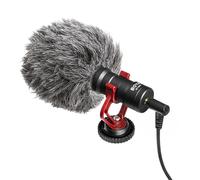Set composto da microfono direzionale cablato BY-MM1 da 3,5 mm con supporto.