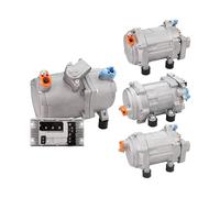 Set Compressore Elettrico A/C 12V 24V 48V For Aria Condizionata Automatica AC Camion Autobus Barca Trattore Negozio Automobile Aria Condizionata(E-24V)