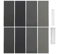 Set con 10pcs Kit di Lucidatura Frette Chitarra Fogli di Carta Matte Guardie Frette Grano 320 Grano 600 Grano 1200 Grano 2000 Accessori per Chitarra