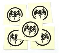 Set Con 5 Bacardi Rum USA Pipistrello Bat Temporanei Sun Tattoos
