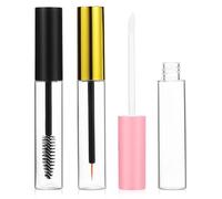 Set con Applicatori di Tubi Vuoti per Lucidalabbra e Mascara 10ml | Design Trasparente, Chiusura Ermetica, Materiale Abs Pet, per Viaggio e Spostamenti, con Bastoncini