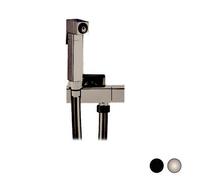 SET CON IDROSCOPINO + FLESSIBILE + SUPPORTO QUADRO OTTONE Nero Opaco