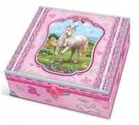 Set con scatola a scaffali - Unicorni