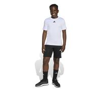 adidas Mixte enfant TRAIN ESSENTIALS 3-STRIPES T-SHIRT SET, white/black, 9-10 Years