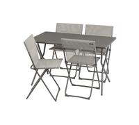 Set con Tavolo e 4 sedie BALCONY 120 x 70 cm colore Titane LaFuma