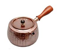 Set Con Teiera Bollitore Per La Cucina Di Casa Teiera Vintage In Rame Puro Set Da Tè Kung Fu In Viola Con Manico Laterale Fatto A Mano Set Di Teiere(Type-A)