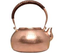Set Con Teiera Caffettiera Rame Con Manico Intrecciato Bellissima Teiera Bollitore Metallo Set Vintage Cinese Servizio Tè Fatto Mano Acqua Set Di Teiere