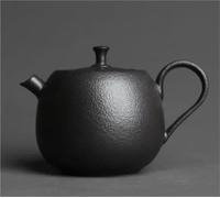 Set Con Teiera Forno Per Ceramica Fatto A Mano, Teiera Manuale A Forma Di Cachi In Gres Retrò Personalizzata In Stile Creatore Tè Set Da Tè Portatile(Type-C)