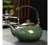 Set Con Teiera Per Bollitore Per Il Tè Set Tazze Del Puer Da Teiere Servizio Teiera In Argilla Stile Vintage Con Raggio Di Sollevamento 650 Ml Set Da Tè Portatile(Type-F)