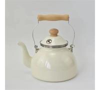 Set Con Teiera Per Uso Domestico Latte Teiera Gas Elettromagnetico Fuoco Aperto Universale 2.5L Elegante Smalto Addensato Fischio Bollitore Acqua Set Di Teiere(Type-D)
