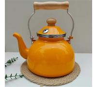 Set Con Teiera Per Uso Domestico Latte Teiera Gas Elettromagnetico Fuoco Aperto Universale 2.5L Elegante Smalto Addensato Fischio Bollitore Acqua Set Di Teiere(Type-B)
