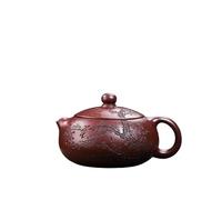 Set Con Teiera Set Da Tè Kung Fu, Teiera In Argilla Fatta A Mano 250 Ml, Fango Minerale Grezzo, Sangue Di Drago, Fragranza Sabbia Set Da Tè Portatile