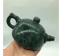 Set Con Teiera Set Di Teiere Articoli Per Il Tè Medicina King Stone Giade Magnetiche Teiere Kung Fu Teasets Teiera Di Giada Verde Naturale Salute Gongfu Set Da Tè Portatile(Type-A)